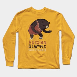 russian olympic wrestling Long Sleeve T-Shirt